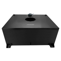 Proflow Fuel Cell EFI Baffled Tank 20 Gal (78L) Aluminium Black 620 x 510 x 260mm With Sender Unit