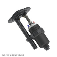 Proflow Single Fuel Pump Hanger Mounts 1 60mm Bosch 044 Fuel Pump 120.5mm PCD Billet Aluminium Black Anodised