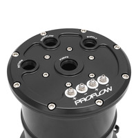 Proflow Surge Tank Kit Triple 39mm Fuel Pumps EFI 2.5L Billet Aluminium Black Anodised