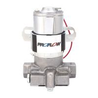 Proflow Fuel Pump Electric Rotor Vane Black 140GPH Cast Aluminium 3/8 in. NPT 14 PSI Universal Kit