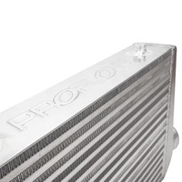 Proflow Intercooler Bar & Plate 450 x 300 x 76mm 3.0'' Outlets Aluminium Universal Natural