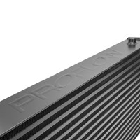 Proflow Intercooler Street Series Bar & Plate 600 x 300 x 76mm 3.0'' Outlets Aluminium Universal Black
