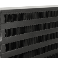 Proflow Intercooler For Ford Falcon Barra FG XR6 Turbo & F6 Typhoon Stepped Core 81-55mm Black Powdercoat