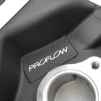 Proflow Intake Manifold AirDual Aluminium Black Square/Spread Bore For Chevrolet Small Block