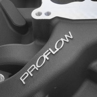 Proflow Intake Manifold AirDual Aluminium Black Square/Spread Bore For Holden Commodore V8 253 308 Each