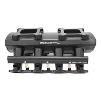 Proflow SuperMax Intake Manifold Tunnel Ram For Holden Commodore LS3/L92 EFI 4150 Fabricated Black W/Fuel Rails