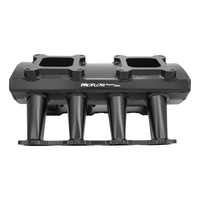 Proflow SuperMax Intake Manifold Tunnel Ram For Holden Commodore LS7 Carburetted 4150 Fabricated Black