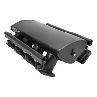 Proflow SuperMax EFI Intake Manifold Kit Low Profile For Holden Commodore LS1/LS2 Fabricated Black w/Fuel Rails 102mm Bore