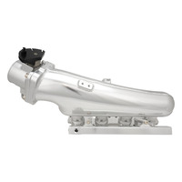 Proflow Intake Manifold Kit For Nissan SR20 S14/S15 Fabricated Aluminium Polished 76mm Throttle Body Fuel Rail Kit
