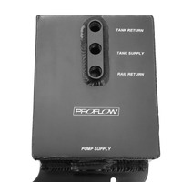 Proflow Fuel Surge Tank Undercar For Ford Falcon BA/BF/FG XR6 Turbo XR8 2.0L Aluminium Black Anodised