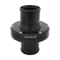 Proflow Inline Thermostat Housing Suits 1.50'' Hose w/AN16 ORB Ports Billet Black Anodised