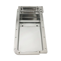 RTS Oil Pan Aluminium Fabricated Pan Rear Sump Chev/Holden LS 427 Stroker Straight 2x AN10 Pick Up Kit