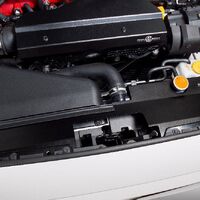 Radiator Cover (suits Subaru 15+ WRX/STI) (suits Intakes w/ Factory Inlet Chute) - Black PWED03B