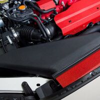 Radiator Cover (suits Subaru 15+ WRX/STI) (suits Intakes w/ Factory Inlet Chute) - Red PWED03R