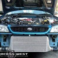 Front Mount Intercooler Kit (suits Subaru 97-00 GC8 WRX/STI) - Silver PWFMIC01