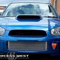 Front Mount Intercooler Kit (suits Subaru 01-07 GD WRX/STI) - Silver PWFMIC02