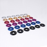 SKUNK2 LARGE FENDER WASHER KIT (BLACK)