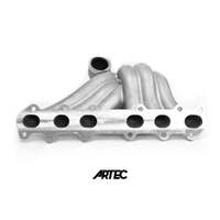 ARTEC Performance  Toyota 2JZ-GTE 70mm V-band Exhaust Manifold SKU:2JZ-GTE-70MM-VBAND-EX