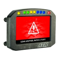 AEM CD-5F Carbon Flat Panel Digital Display with Internal Logging and Internal GPS