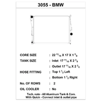 CSF Racing 2-Row High Performance Aluminium Radiator BMW 320i/323i/325i/328i/330i E46