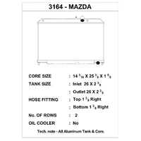 CSF Racing Aluminium Radiator Mazda RX-8 SE3P 03-12