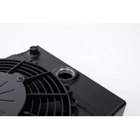 CSF Racing 2-Row 42mm Race Spec Aluminium Radiator - Black Subaru WRX/STI 08-21/FXT 08-13/LGT 04-09