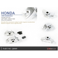 BILLET TORQUE MOUNT LH+RH HONDA, CIVIC, INTEGRA, DC2 94-01, EG, EH, EJ1/2, EK3/4/5/9, EJ6/7/8/9, EM1