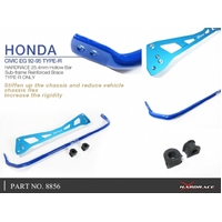 REAR SWAY BAR 25.4MM+SUBFRAME BRACE SET HONDA, CIVIC, EG, EH, EJ1/2