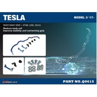 REAR SWAY BAR+LINKS 22MM TESLA MODEL 3 '17-