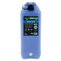 Hulk 4x4 22L Water Jerry Can with Tap Food Grade Hdpe Light Blue