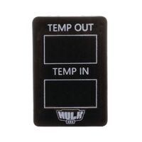 Hulk 4x4 Temp & Voltmeter OE RPL White & Blue LED (Late Toyota)