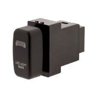 Hulk 4x4 Light Bar Push Button Switch - Amber (Pajero/Triton 02-15)