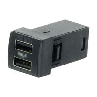 Hulk 4x4 Dual Usb Socket QC3 OE RPL Blue LED (New Toyota Square)