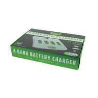 Hulk 4x4 4 Bank 5 Stage Fully Automatic Battery Charger - 4 x 4 Amp 12V