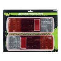Hulk 4x4 Pkt 2 12/24V LED Stop/Tail/Indicator/Reverse Combination Lamps