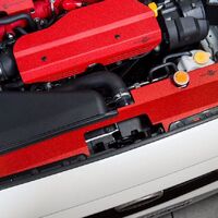 Radiator Cover (suits Subaru 15+ WRX/STI) (suits Intakes w/ Factory Inlet Chute) - Red PWED03R