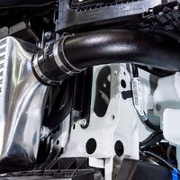 Front Mount Intercooler Kit (suits Subaru 15+ VA STI) - Black PWFMIC08B