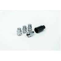 Lock Nuts Splined Acorn Bulge 1/2 Pk 4