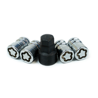 Lock Nuts Internal Star Bulge 14mm x 1.50 Pk 4