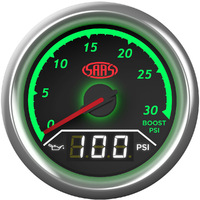 Dual Gauge Boost 0-30 Psi/Oil Pressure 140 Psi Trax Series