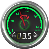 Dual Gauge Volt 8v-18v/Volt 8v-18v Analogue/Digital Trax Series