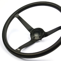 Steering Wheel Poly 15" Classic DD Black Alloy Solid