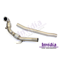 Invidia Q300 Turbo Back Exhaust w/Oval Ti Tips for VW Golf R Mk7