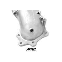 ARTEC 4"- 3.5" CAST OUTLET O2 HOUSING DUMP PIPE for MITSUBISHI EVOLUTION EVO 10 4B11T