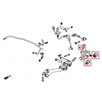 REAR KNUCKLE BUSHING HONDA, CIVIC, INTEGRA, DC5 RSX, STREAM, RN1-5 00-06, 02-06, DC5 02-06, EM2, ES1, EP1/2/3/4, EU