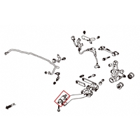 REAR TRAILING ARM BUSHING HONDA, CIVIC, INTEGRA, DC5 RSX, STREAM, RN1-5 00-06, 02-06, RD4-RD8 02-06, 2N