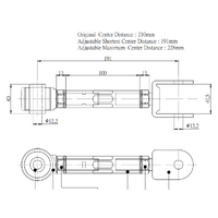 REAR TRACTION ROD NISSAN, 180SX, SILVIA, FAIRLADY Z, Q45, SKYLINE, S13, Y33 97-01, R32, R32 GTR, R33/34, R33/34