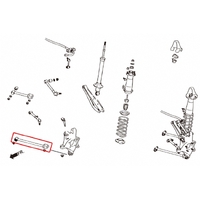 REAR STRUT ARM ADJUSTABLE TOYOTA, LEXUS, CROWN, CROWN MAJESTA, GS, IS, MARK X/REIZ, GRX120 04-09, GRX13X 09-, XE2