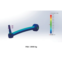 REAR TOE CONTROL ARM-ADJUSTABLE MITSUBISHI, LANCER EVO, CN9A, CP9A, CT9A, CZ4A