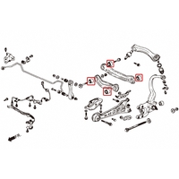 REAR LATERAL ARM BUSHING HONDA, ACCORD CL, YA1, CB1/2/3/4, CD3/4/5/6/7/9